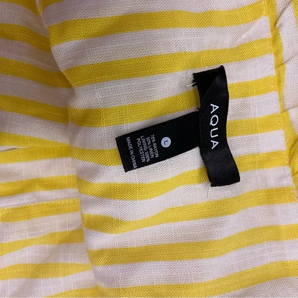 NWT | AQUA (Bloomingdales)| Striped Midi Dress - Picture 4 of 10